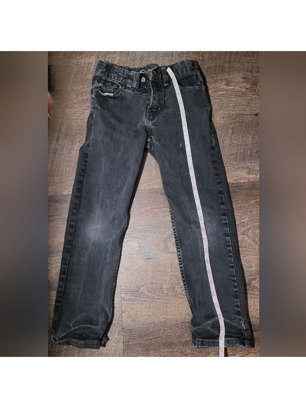 Wonder Nation Kids Dark Gray Jeans Sz 7 Relaxed